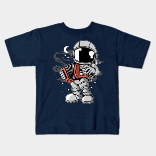 astronaut accordion Kids T-Shirt